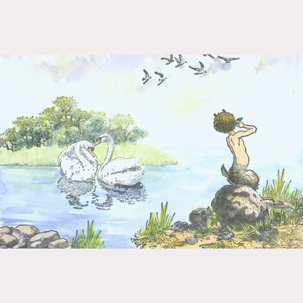 Pan and the Swans