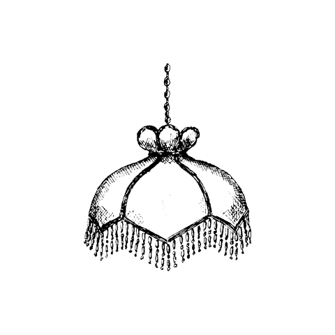 Beaded Lamp 1409D