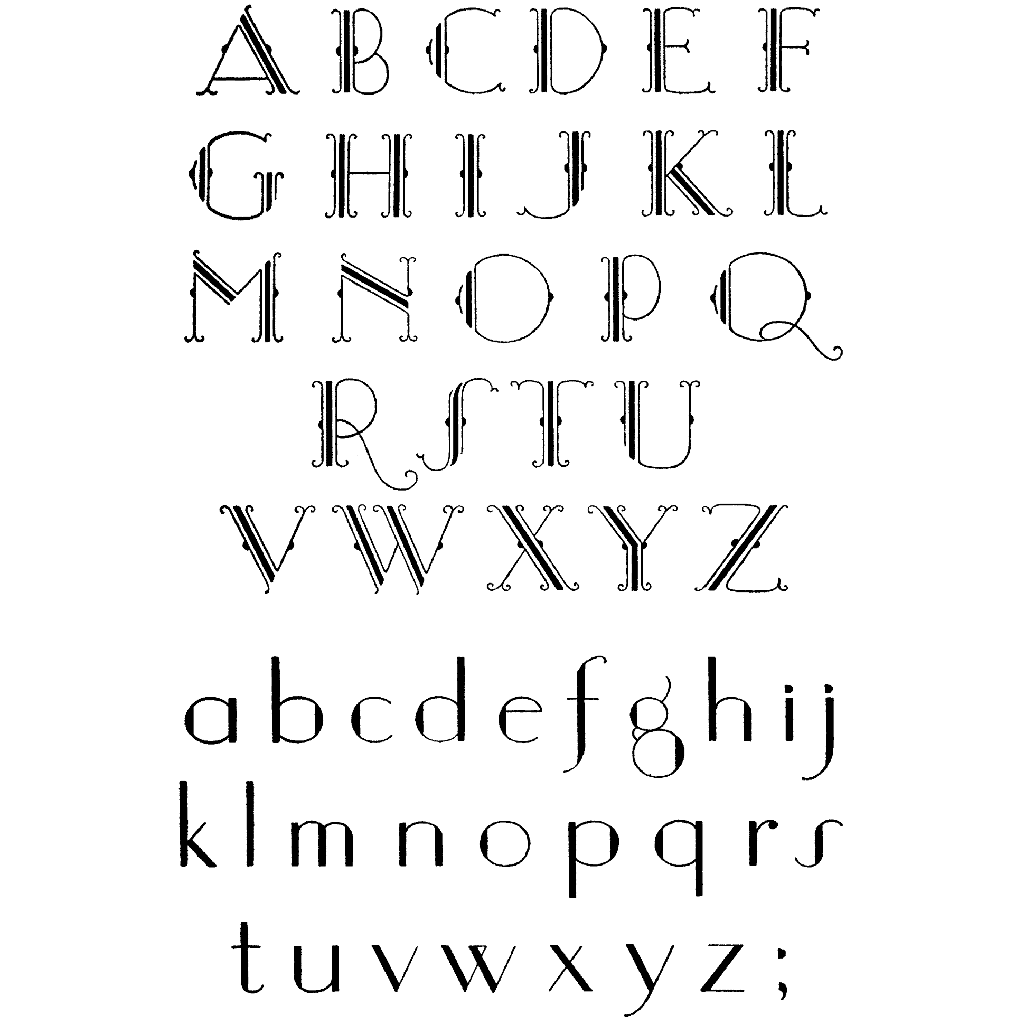 40's Alphabet 946R