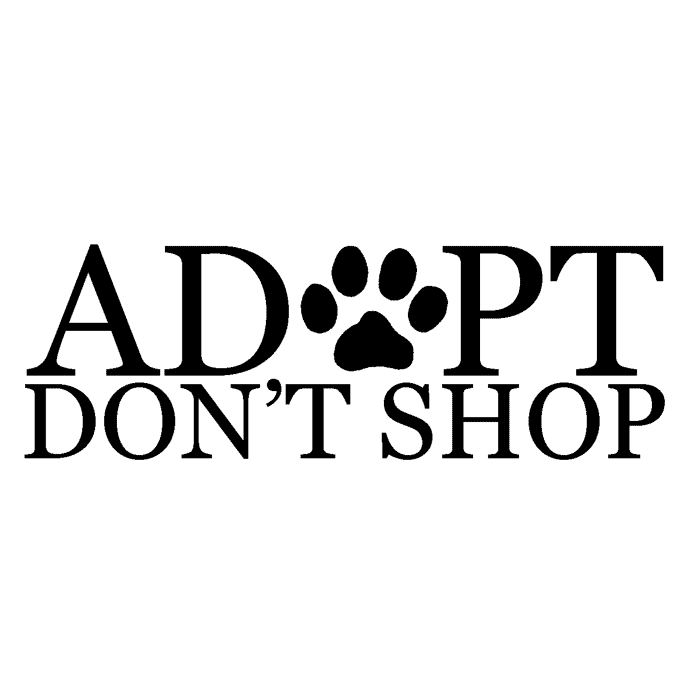 Adopt Don't Shop 1597F