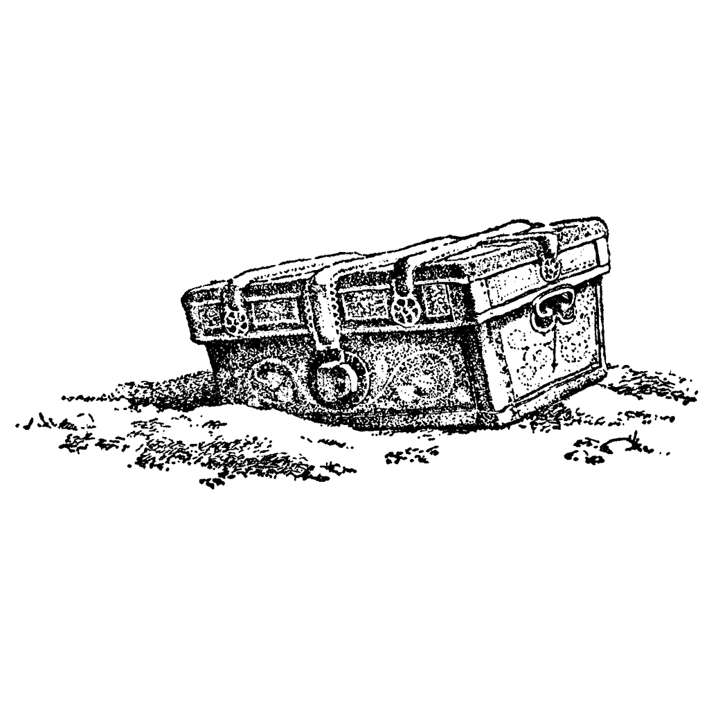Closed Treasure Chest 629E