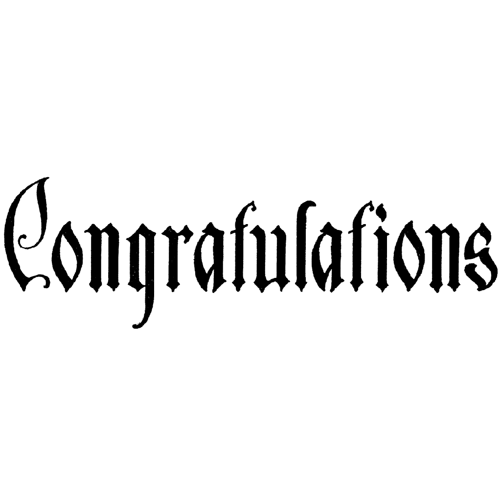 Congratulations 1448H