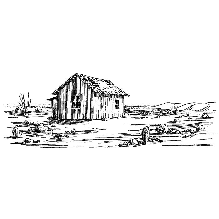 Deserted Cabin in Desert 1706J