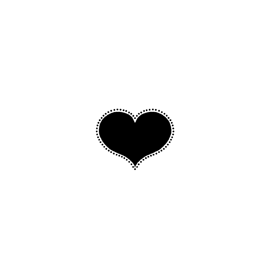 Dotted Heart 1420B