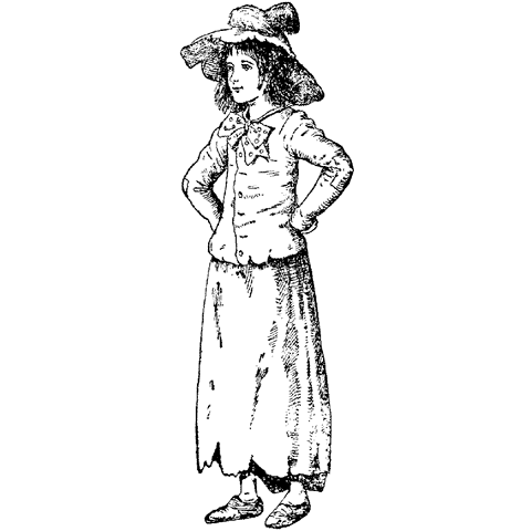 Floppy Hat Girl 157H