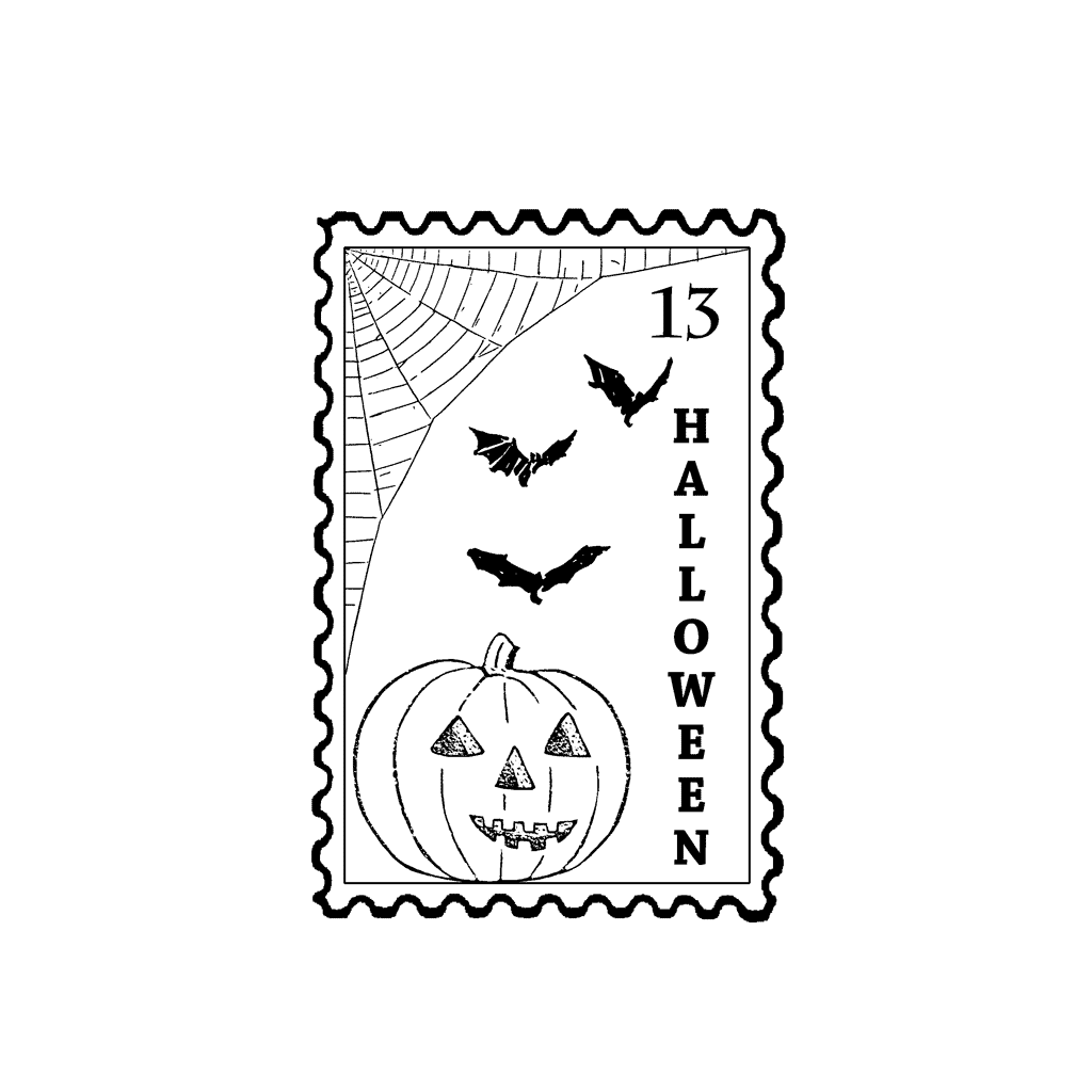 Halloween Post 1195F