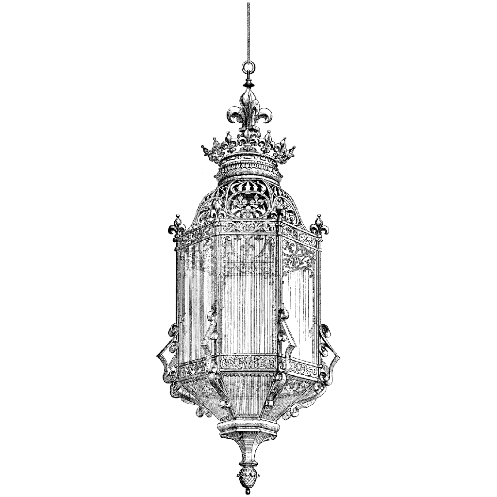 Hanging Lantern 1336J