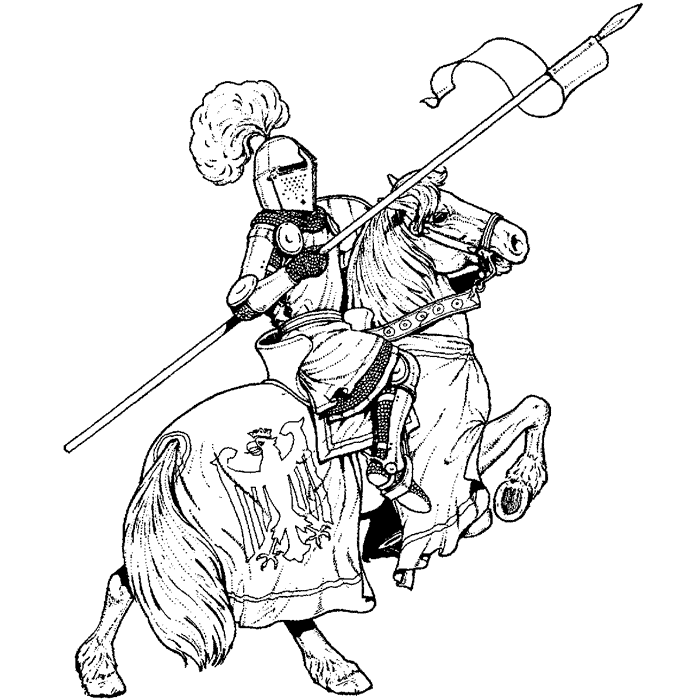 Knight on Horse 817K