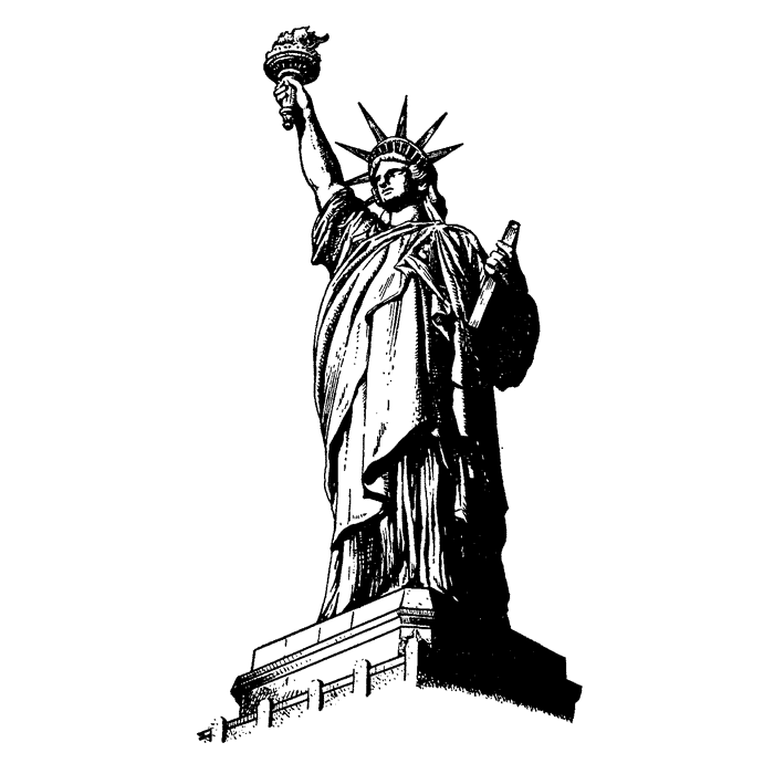 Lady Liberty Statue 1691I