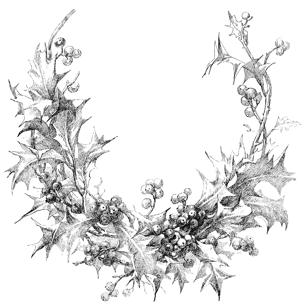 Large Holly Bough 1170P