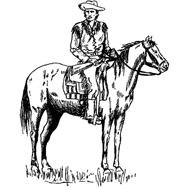 Mounted Cowboy 442J