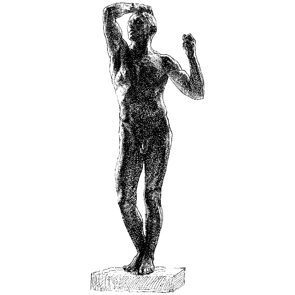Naked Guy Statue 1080K