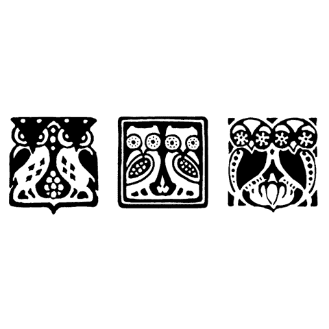 Owl Motif 1599J