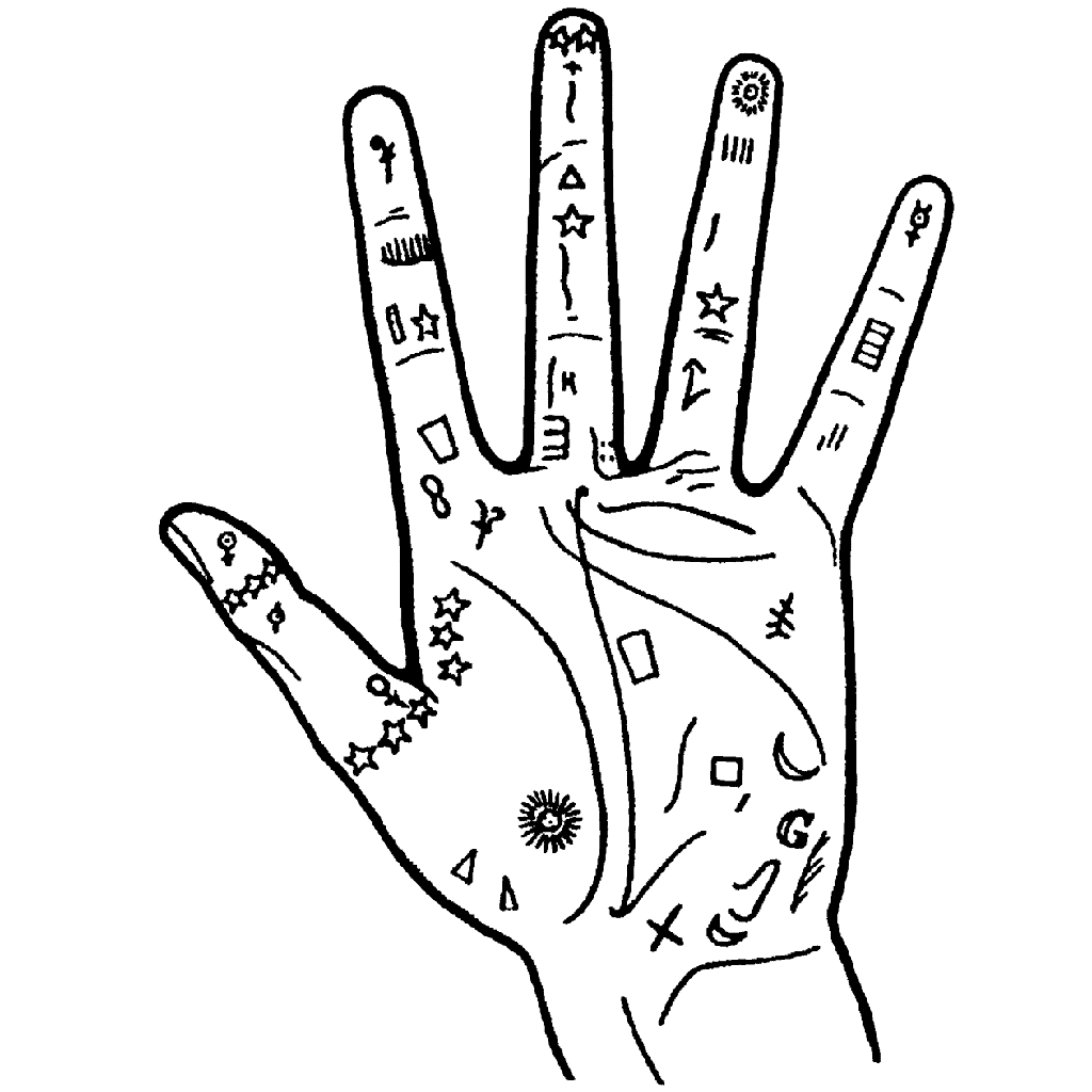 Palm Reading Chart 697K
