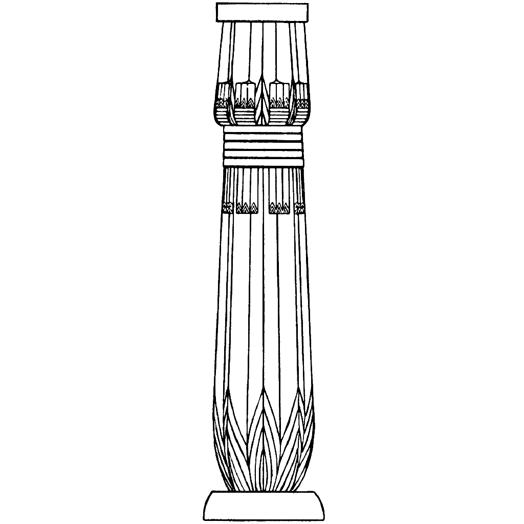 Papyrus Bud Column 1430K