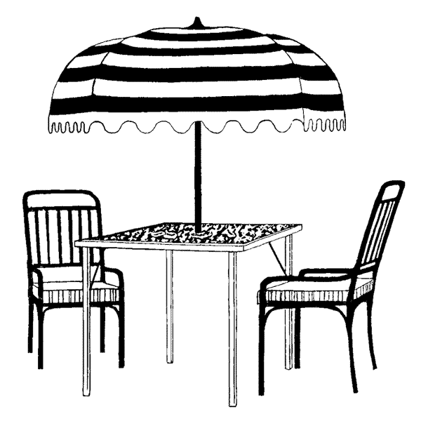 Patio Table 1548G