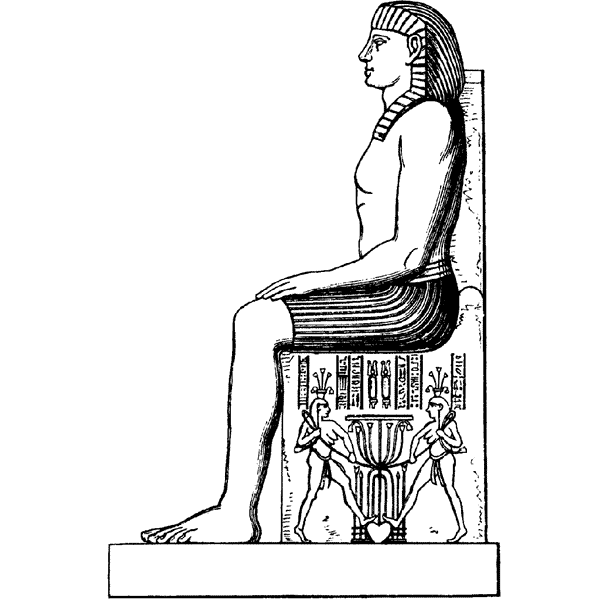 Seated Pharaoh 1434K