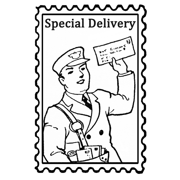 Special Delivery Post 1590F